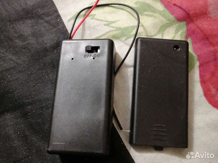 Держатель (коробка) для батарейки крона 9в