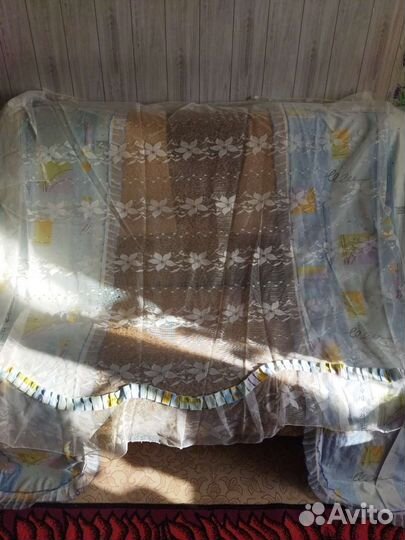 Комплект шторы и тюль бу