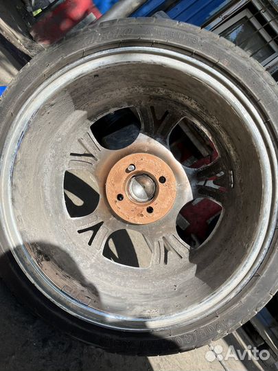 Диски diablo хром и новая резина на ваз LADA r17