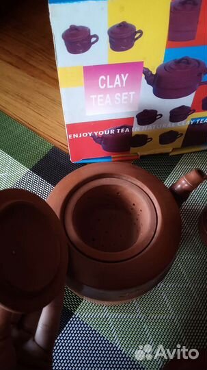 Глиняный чайный набор