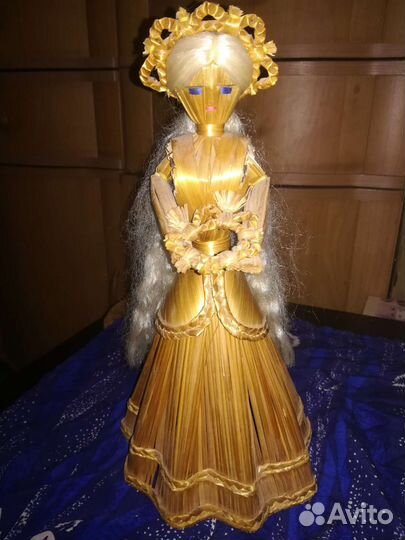 Соломенная кукла ретро винтаж СССР, 78 фотопостер