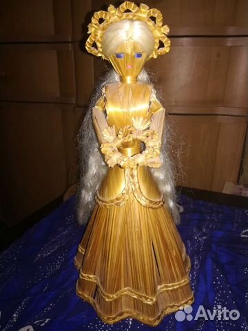 Соломенная кукла ретро винтаж СССР, 78 фотопостер