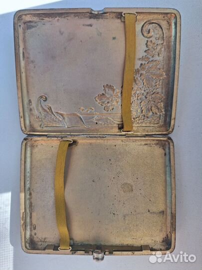 Портсигар серебро 875 пр