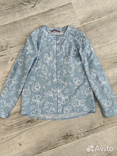 Рубашка для девочки 140