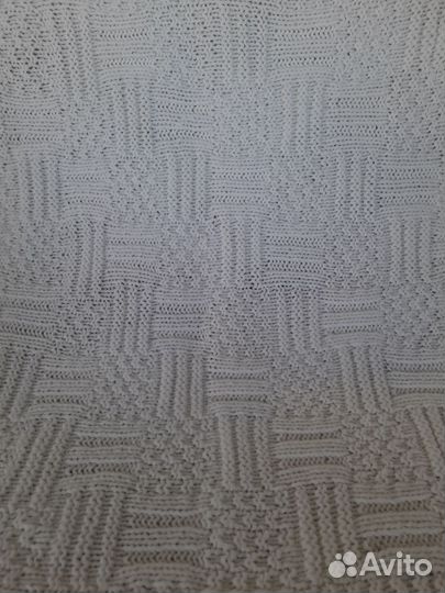 Плед детский вязаный ручная работа