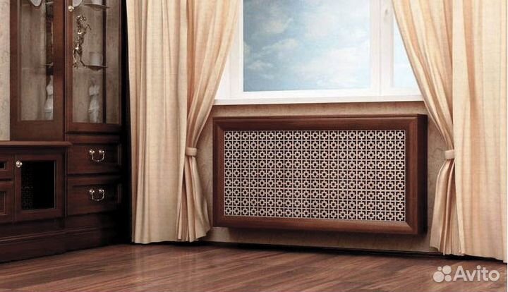 Декоративный экран (Решетка) на батарею