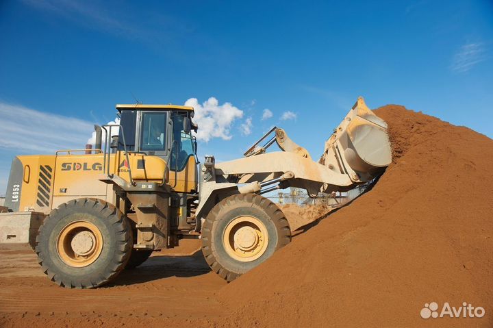 Песок карьерный строительный сеянный намывной