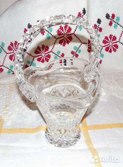 Винтажный хрусталь для сервировки. СССР