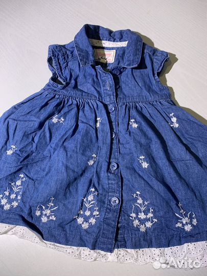 Вещи до 1 года детские на выход платья, брюки