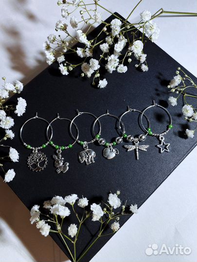 Подвески для бокалов (маркеры)