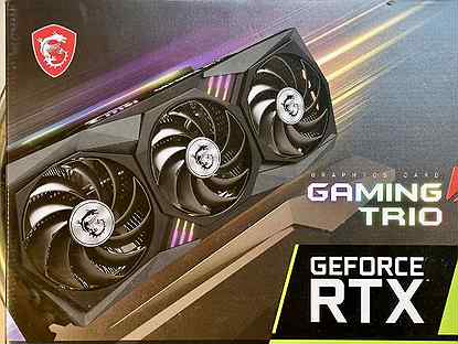 Видеокарта MSI RTX 3060 gaming X trio 12gb