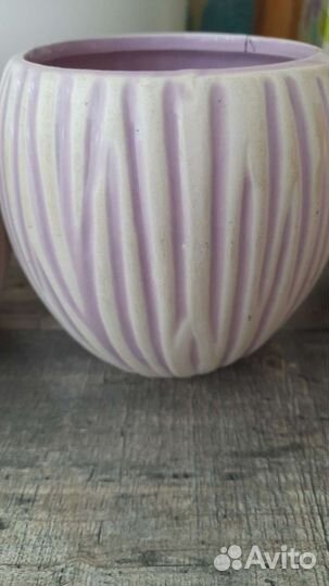 Керамические горшки для цветов бу