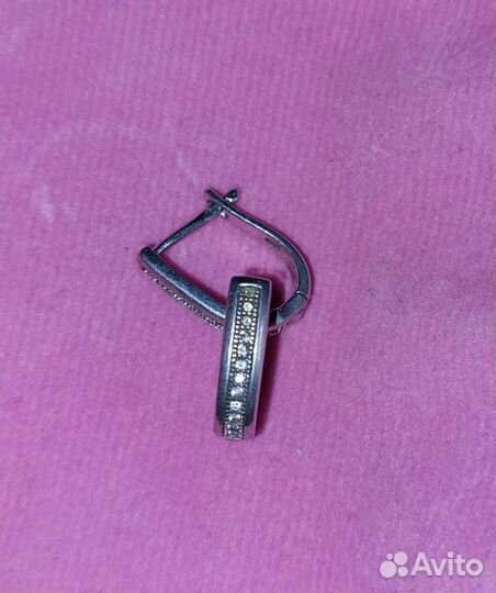 Серебряные серьги