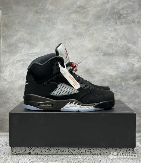 Nike Air Jordan 5 Retro Black Metallic