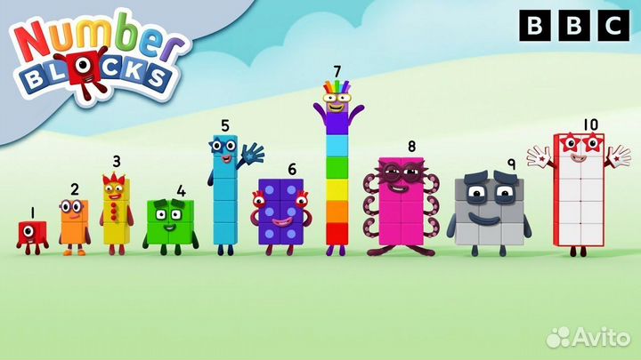 Мягкие игрушки Намбер Блокс (Numberblocks)