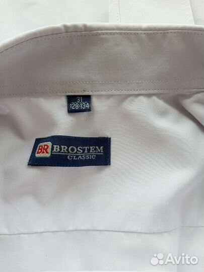 Рубашки белые на мальчика с коротким рукавом