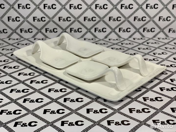 Набор для соусов, фарфор ручной работы