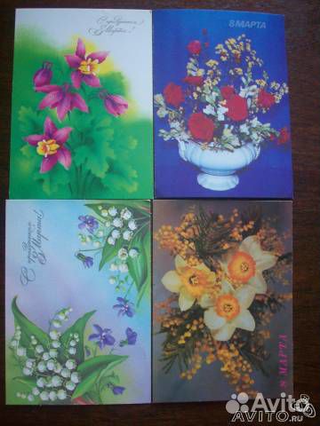 4шт к 8 Марта