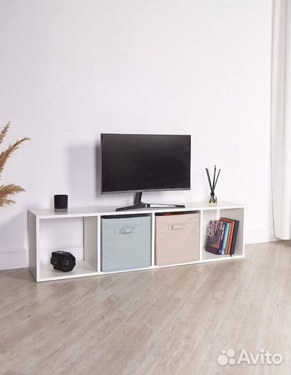 Новые стеллажи (тумбы). Цвет: белый