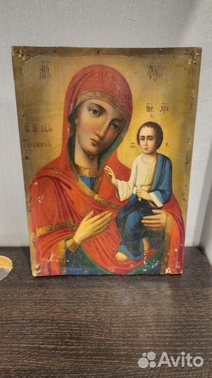 Старинная антикварная икона