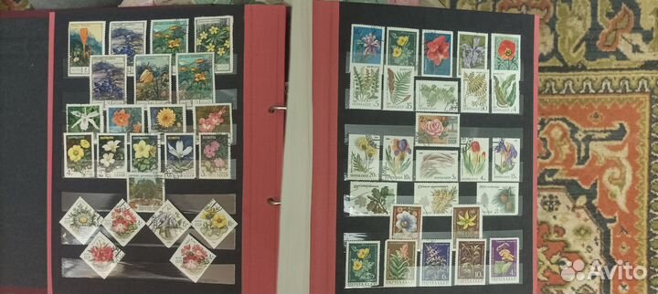 Почтовые марки флора и фауна