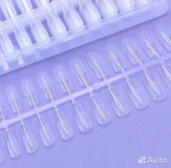 Гелевые типсы квадрат 240 штук