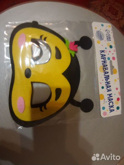 Маска детская. Пчёлка