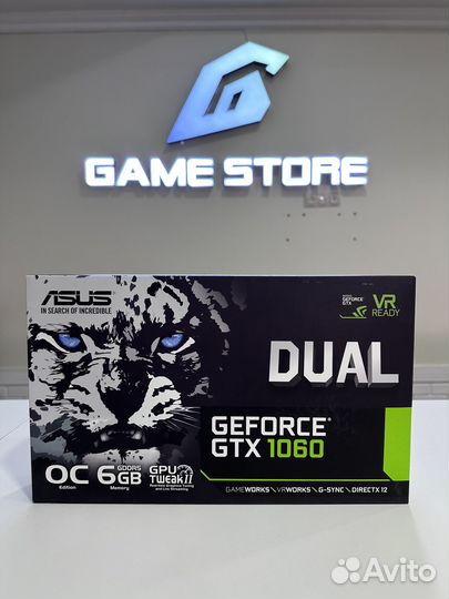 Видеокарта MSI gtx 1060 6gb asus