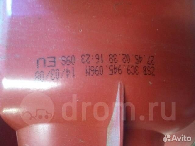 Фонарь задний наружный правый VW Passat (B6) 2005