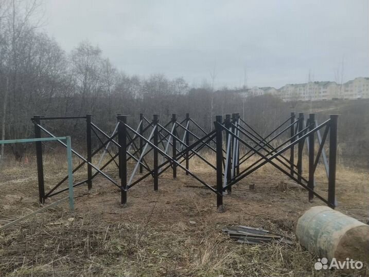 Сваи винтовые под ключ