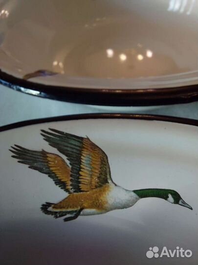 Тарелки для охотника. Утка и селезень. СССР