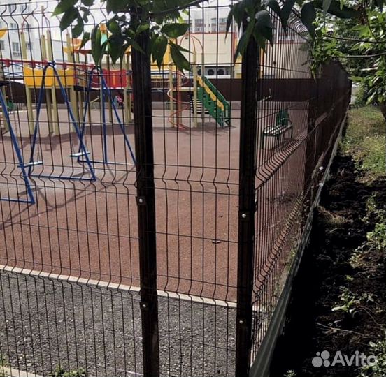 Сетка для забора 3d