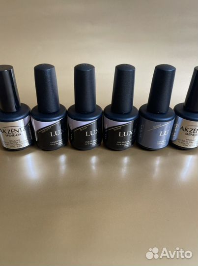 Luxio оригинал, новый гель, Fedua лак, топ, база
