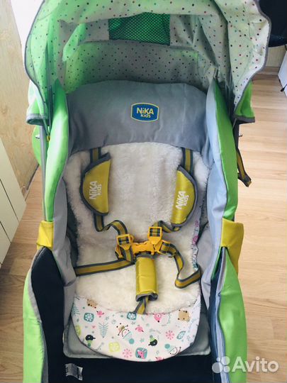 Детские санки коляска ника