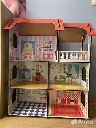 Домик кукольный деревянный Венеция