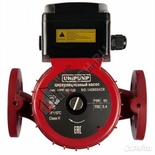 Насос UPF 50-160 280 PN10 1х230В/50 Гц Unipump