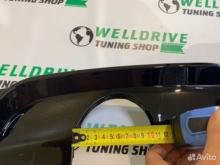 Диффузор BMW 3 F30 M-Performance 1+0 черн тюнинг