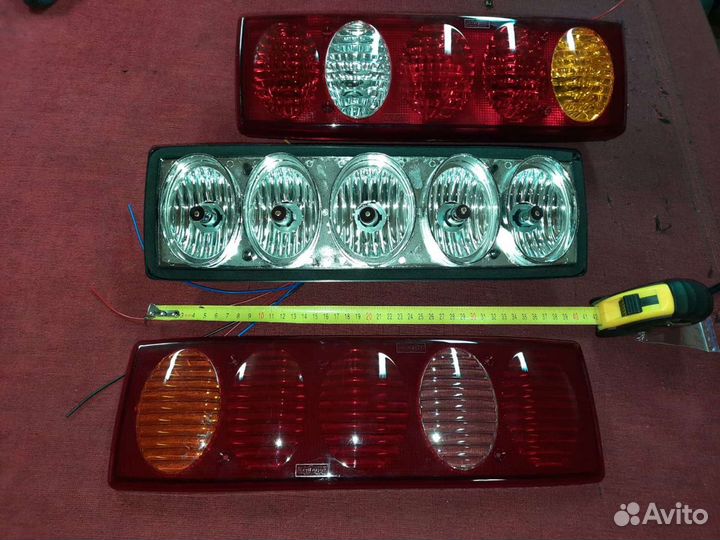 Задние фонари 5 овалов Комплект большие на Фуру