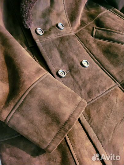 Мужская замшевая дублёнка 50 р/рост 175, Югославия
