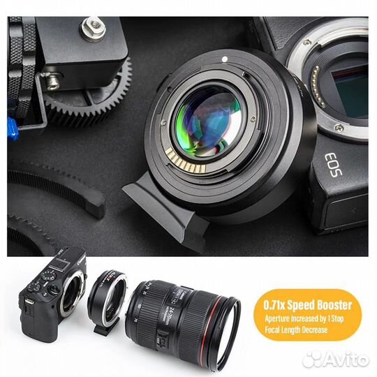 Адаптер Viltrox EF-EOS M2 Speed Booster для Canon