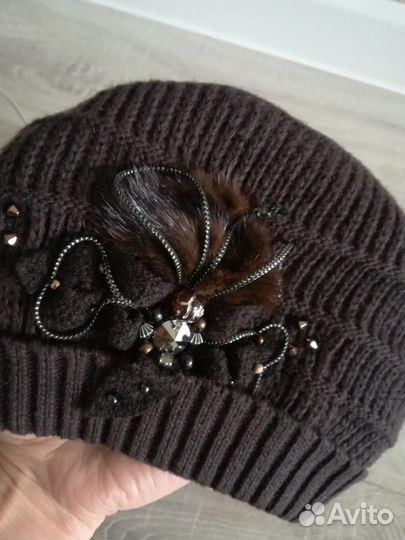 Новый утепленный Берет, на флисе