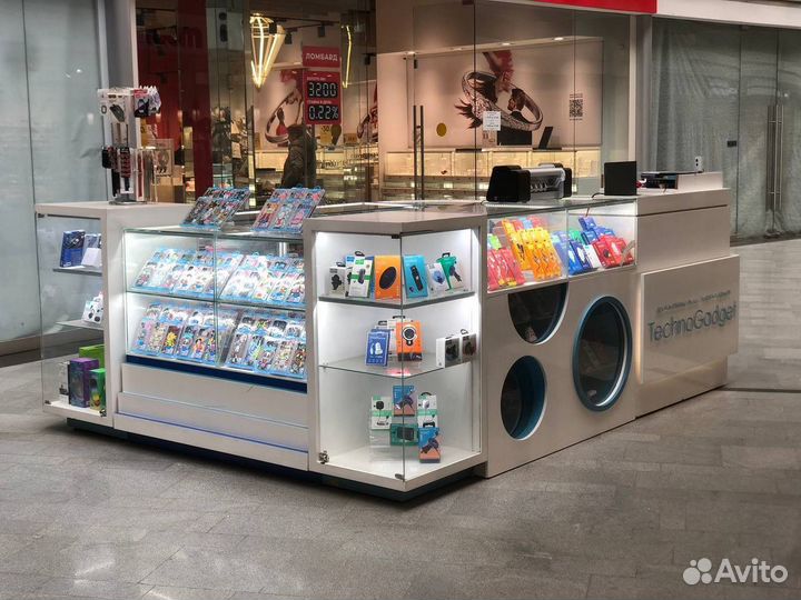 Торговый островок мобильные аксессуары