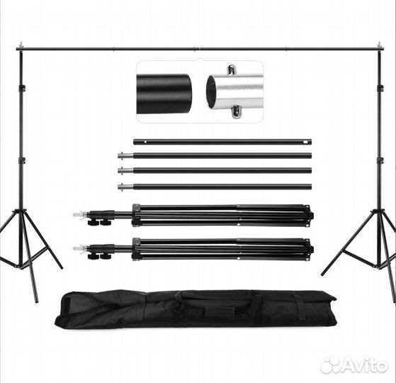 Стойка для фона студийная