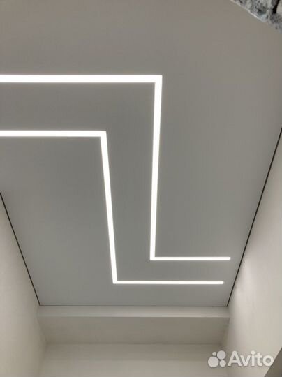 Потолки и освещение