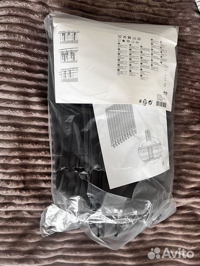 Шторы IKEA блэкаут majgull темно серые