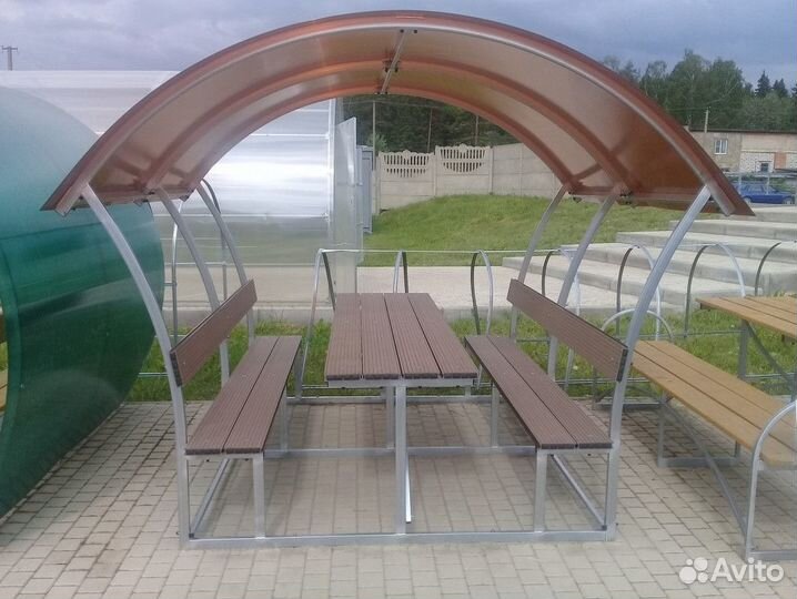 Беседка из поликарбоната