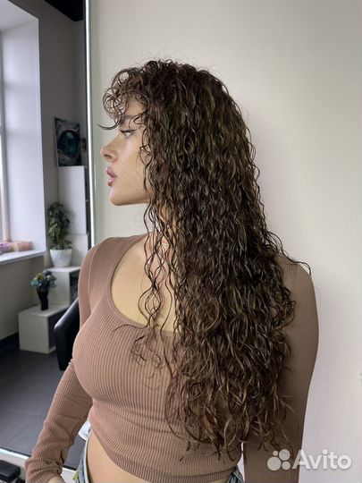 Химическая завивка /прикорневой объем/ окудрение