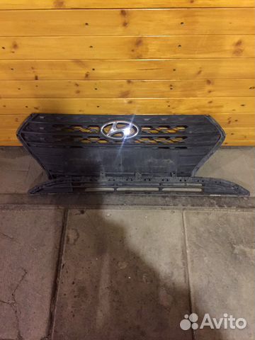 Решетка бампера hyundai solaris 2