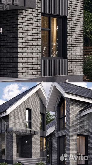 Клинкерные термопанели / Фасадные панели