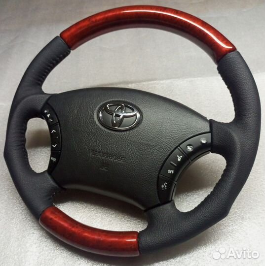 Руль на UZJ100 Toyota Alphard